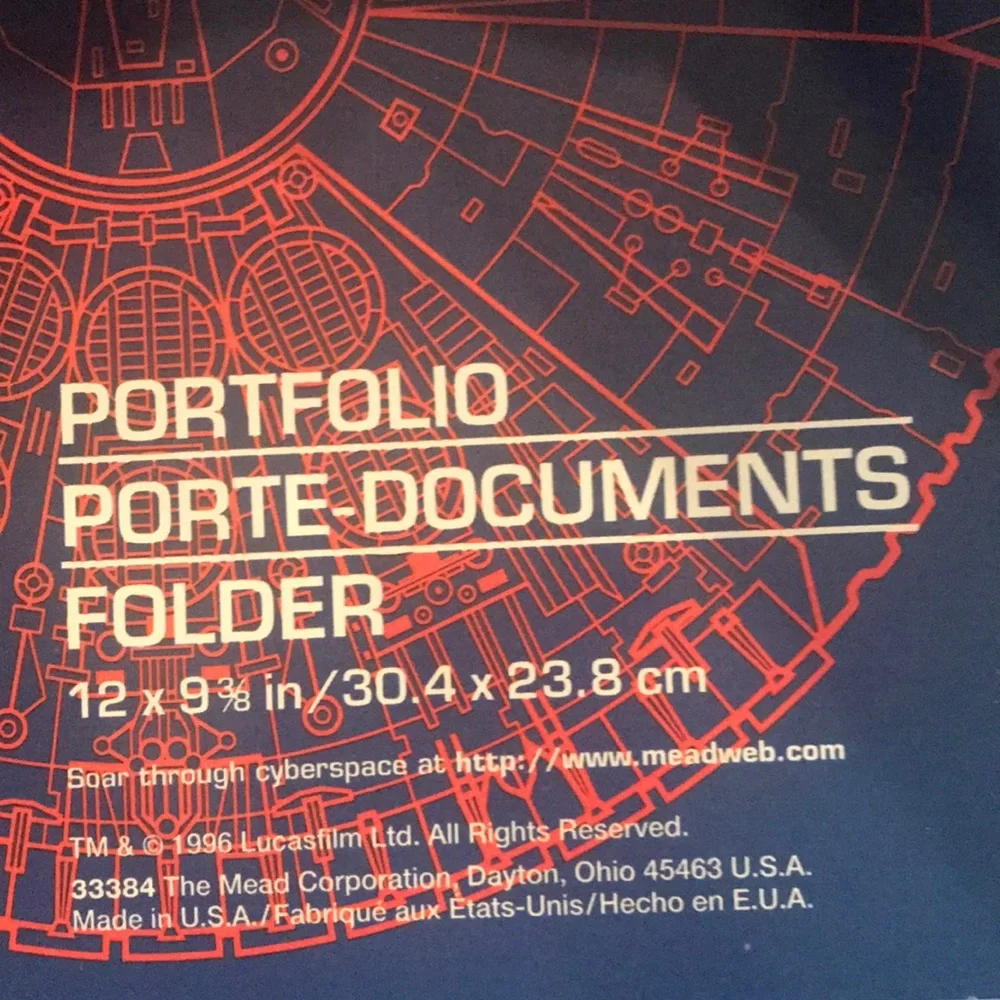 Star Wars Vintage Portfolio Folders